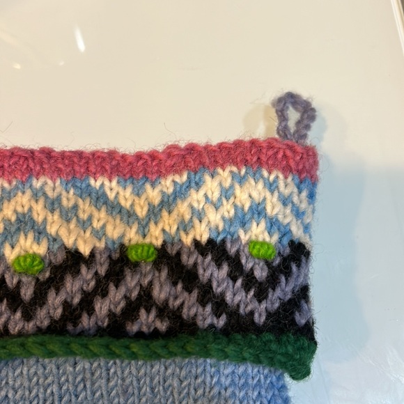 Gorgeous wool Christmas stocking stuffer handmade in Nepal - Picture 8 of 11